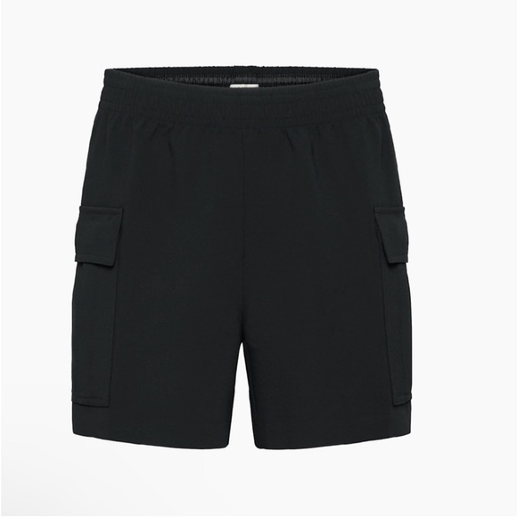 ARITZIA Wilfred Highlight Cargo Short L Large Black Shorts New NWT - Picture 2 of 13